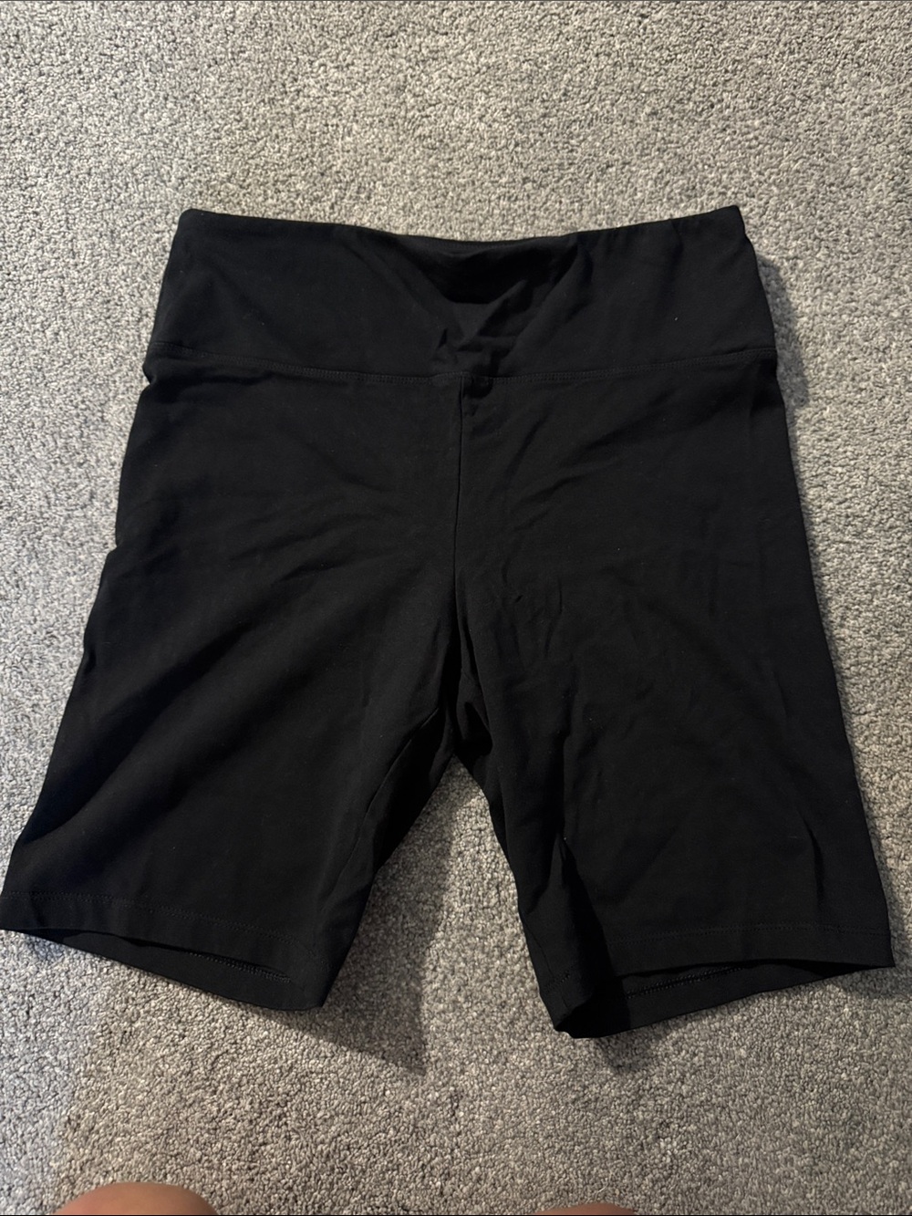 Express Black High-Rise Bike Shorts